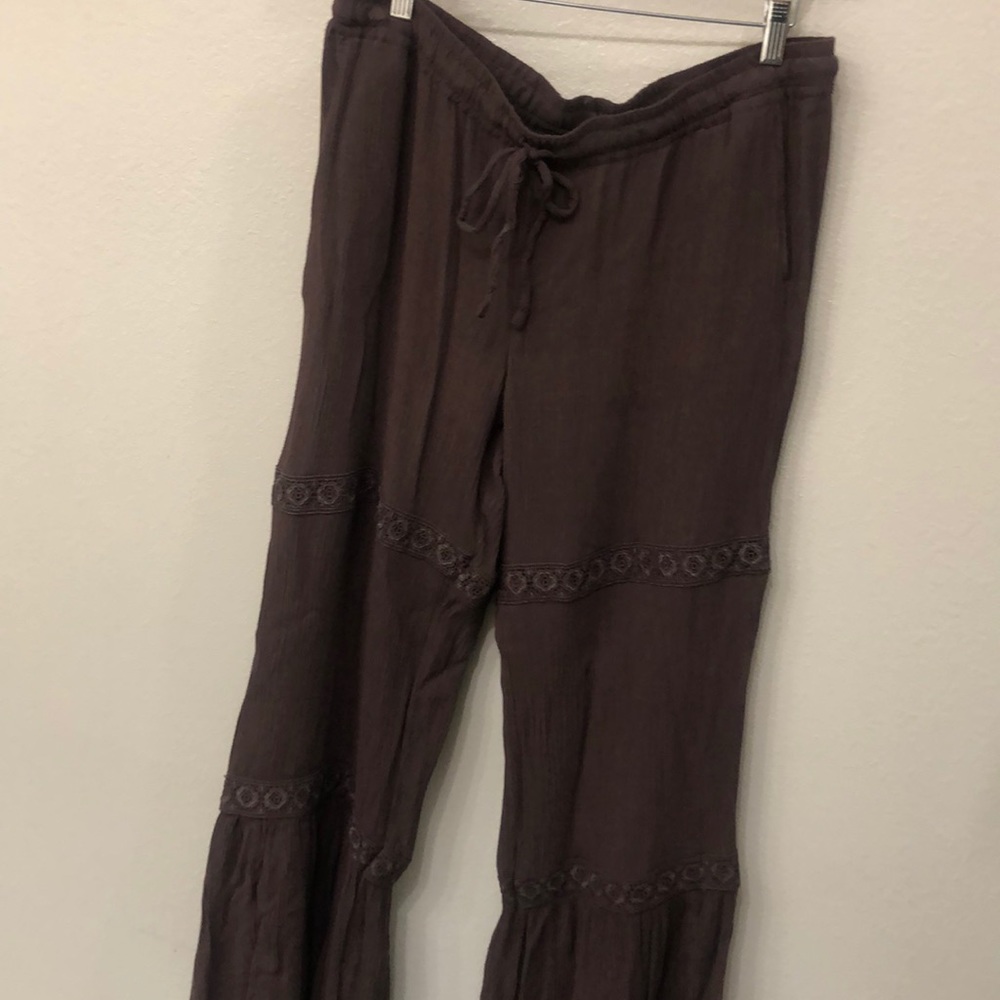 Matilda Jane brown gauzey flowy pants
